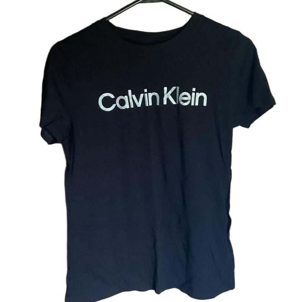 Calvin Klein Performance Black Graphic Logo Tee Large